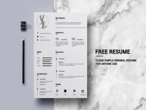 Template 1 - simple resume templates