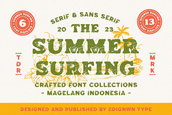 Summer Surfing - Display Font