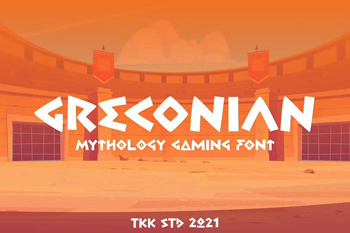 Greconian - Ancient greek style font