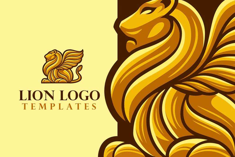 15 Beautiful Lion Logo Brand Template Download