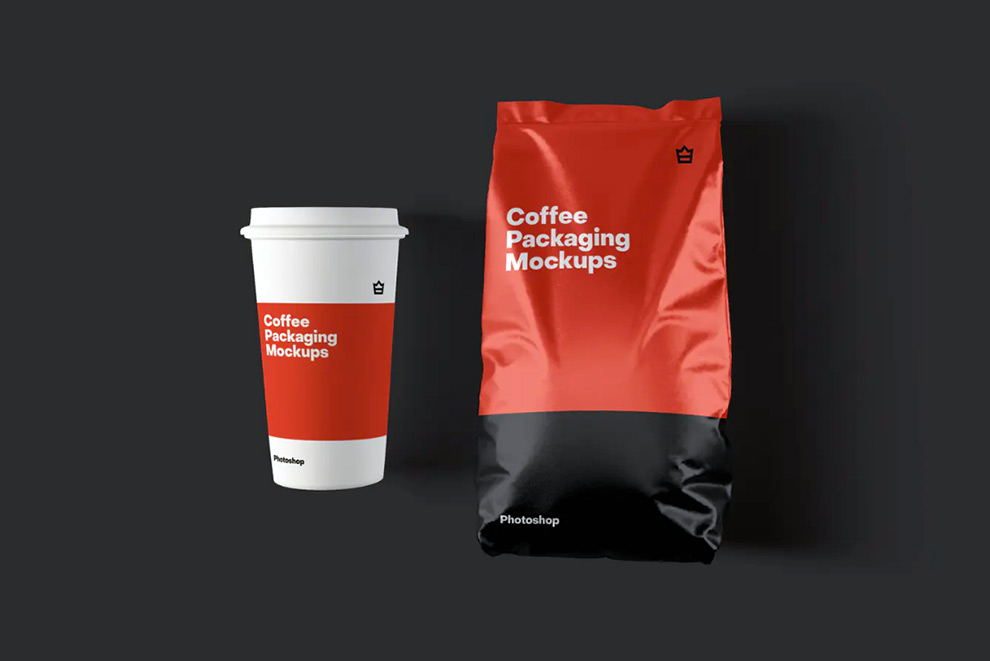 20+ Best Coffee Packaging Mockup Templates