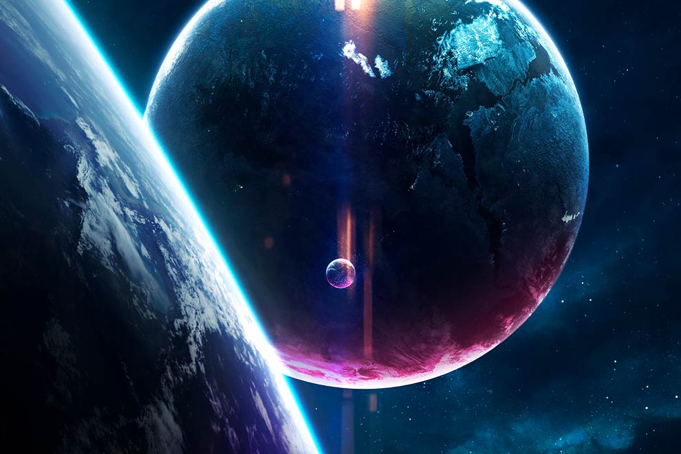 30 Awesome Planets and Space Art Scenes