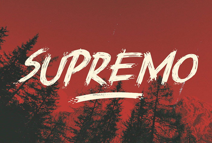 Supremo Horror Font