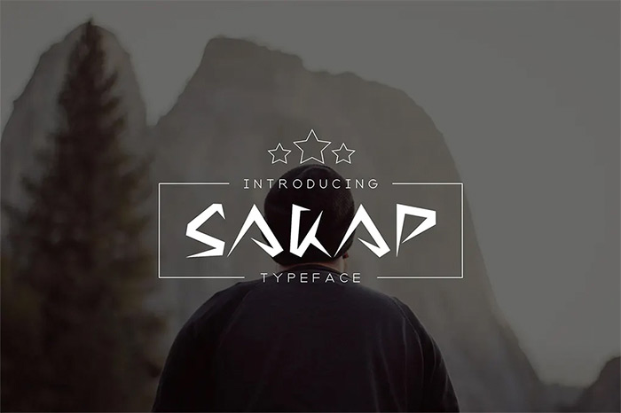 Sakap Typeface Font