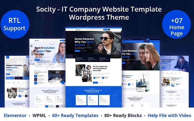 Socity - Best WordPress Theme