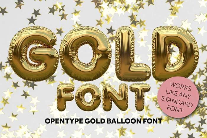 Gold Foil Balloon