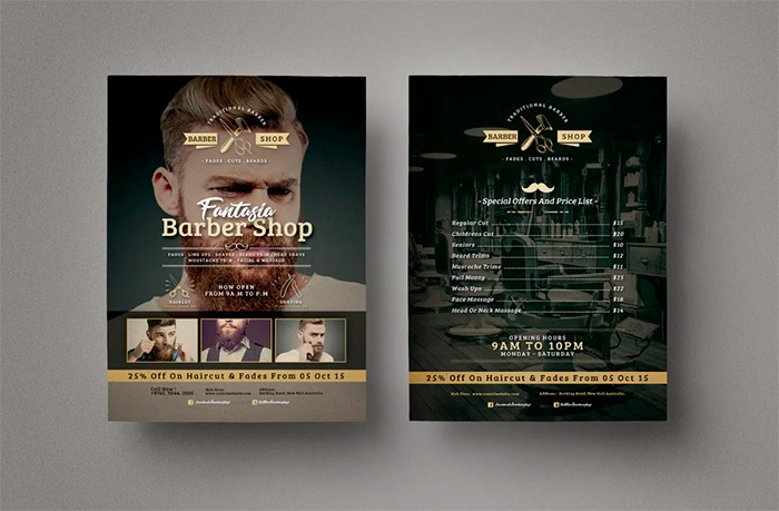 Modern Barber Shop Flyer