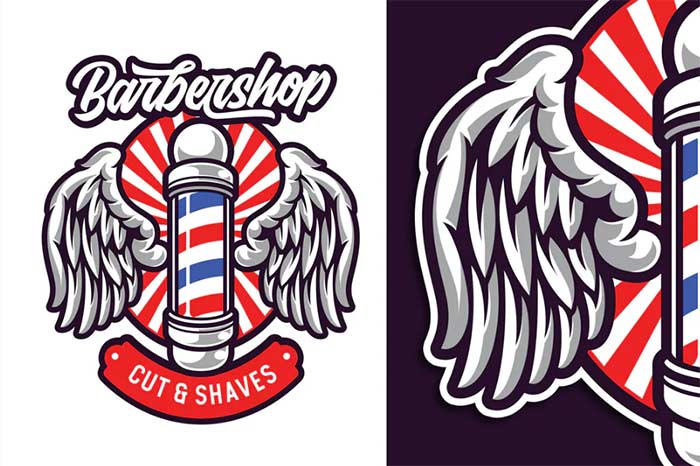 Barbershop Logo Template