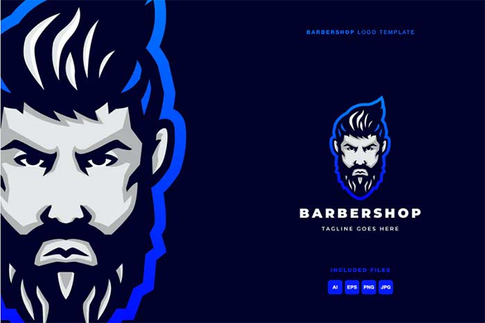 Barbershop Logo Template