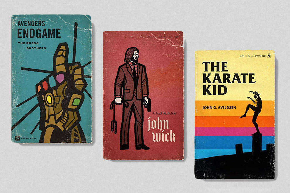 Designer Made His Favorite Movies as Old Books