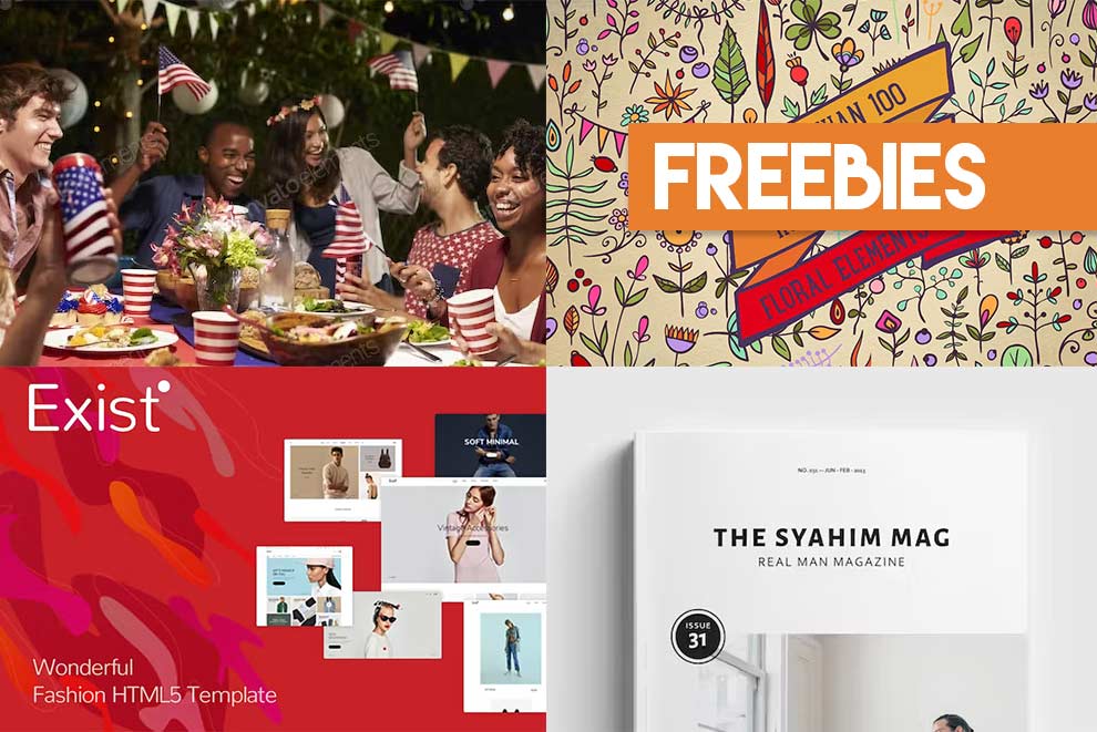 Envato Elements Freebies: July 2023