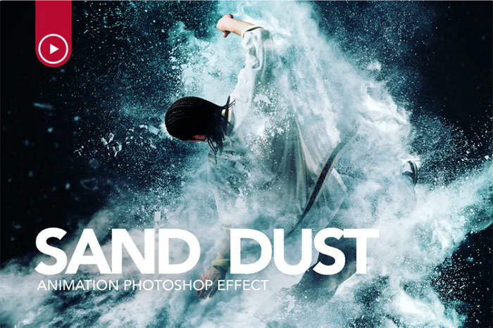 Sand Dust / Powder Explosion Photoshop Action