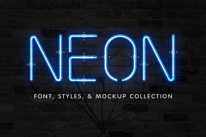 The Neon Font & Sign Collection