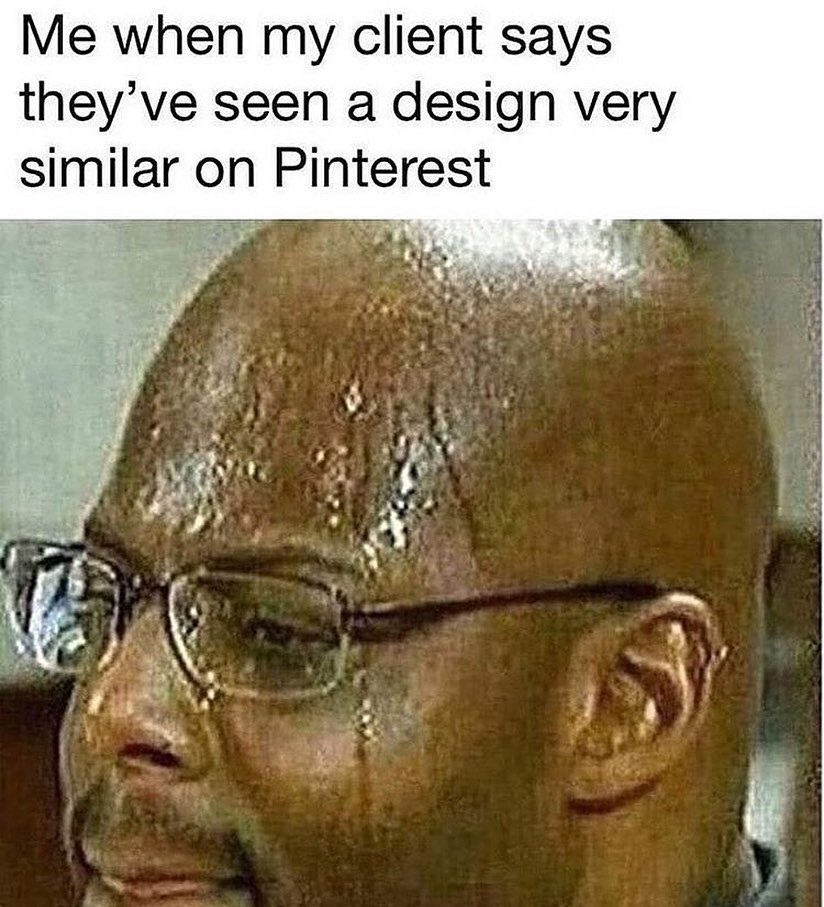 sweaty man graphic designer memes