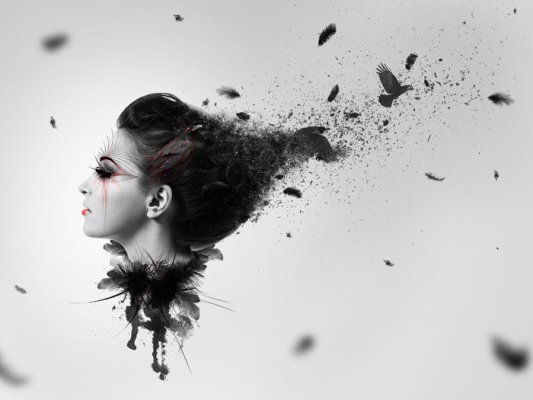 Create A Dark Abstract Crow Photo Manipulation