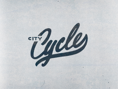 Script Logo Design - City Cycle