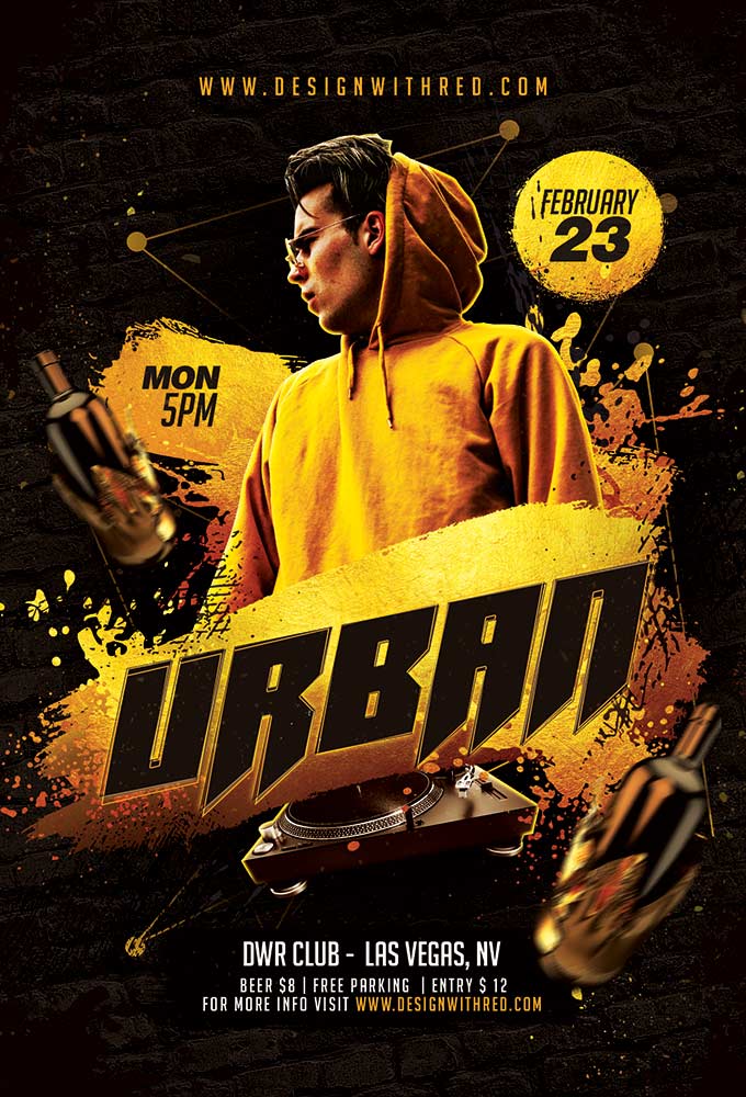 Urban Club Flyer Template